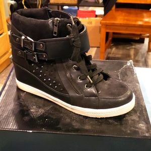 Torrid wedge sneakers size 10W black